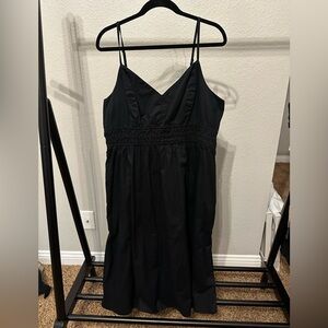 Old Navy midi black strap summer dress - XXL